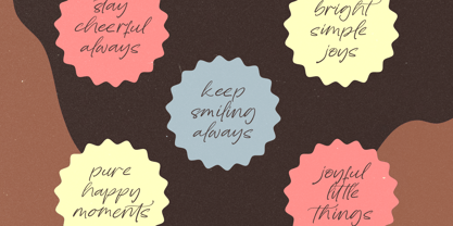 Bluebell Cottage Font Poster 6