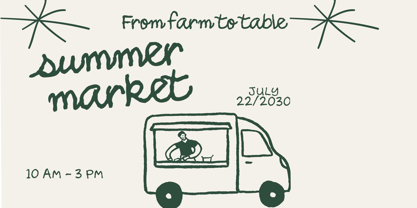 Natural Scriptura Font Poster 4