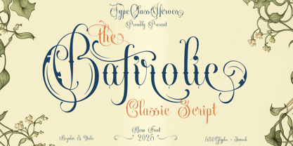 Bafirolic Font Poster 1