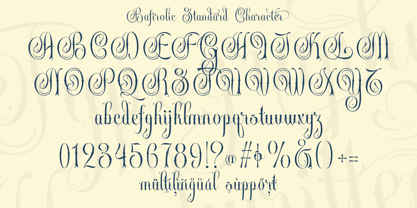 Bafirolic Font Poster 3