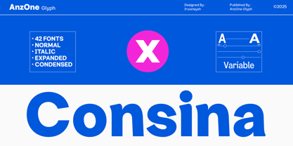 Consina Font Poster 1