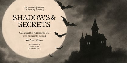 Aftershade Font Poster 8