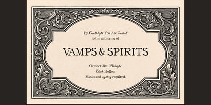 Aftershade Font Poster 9