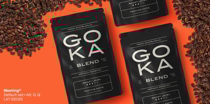 Meeting Font Poster 8