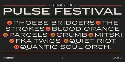 Meeting Font Poster 9