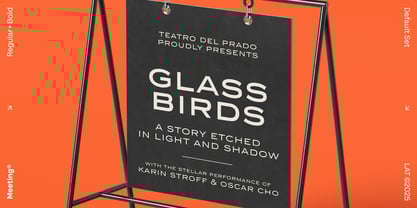 Meeting Font Poster 2