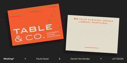 Meeting Font Poster 10