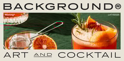 Meeting Font Poster 3