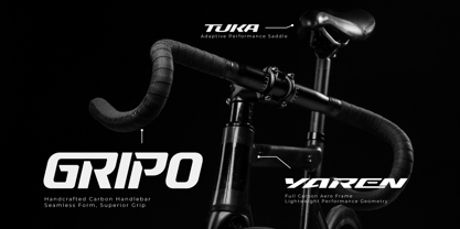 Pedal Track Font Poster 6