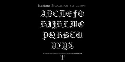 Raven Gothic Font Poster 2