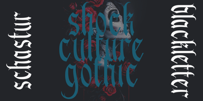 Schastur Font Poster 8