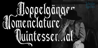 Schastur Font Poster 4