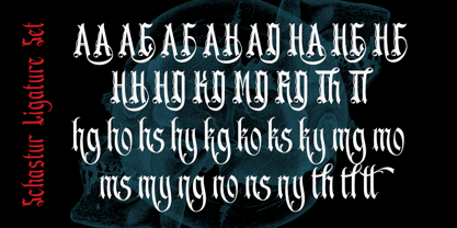 Schastur Font Poster 9