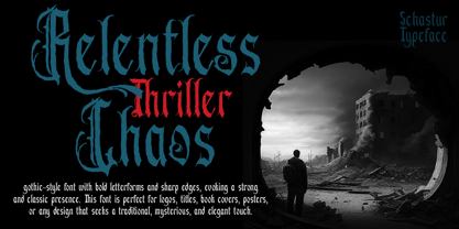 Schastur Font Poster 6