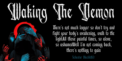 Schastur Font Poster 2