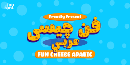 Fun Cheese Arabic Font Poster 1