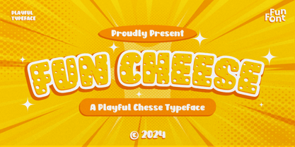Fun Cheese Arabic Font Poster 10