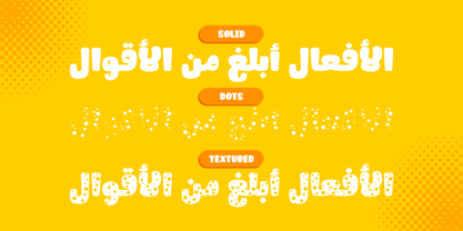 Fun Cheese Arabic Font Poster 4