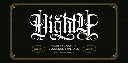 Vighty Font Poster 1