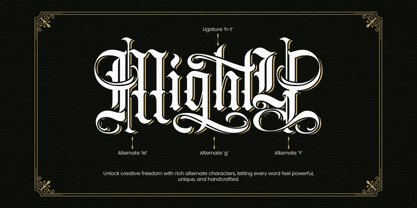 Vighty Font Poster 7