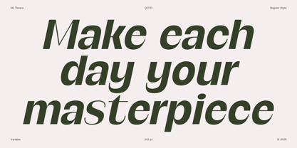 SG Verace Font Poster 12