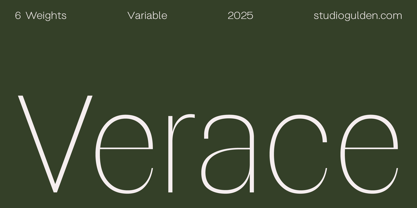 SG Verace Font Poster 1