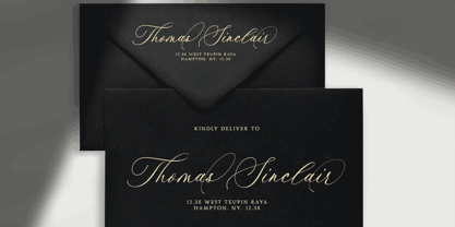 Romantic Calligraphy Font Poster 3