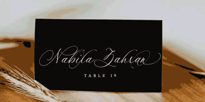 Romantic Calligraphy Font Poster 9