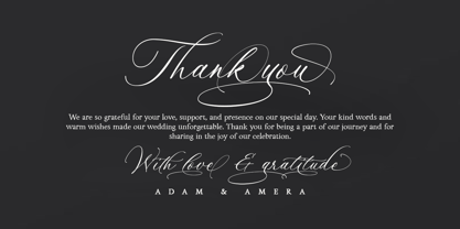 Romantic Calligraphy Font Poster 12