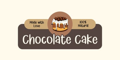 Sugar Milky Font Poster 3