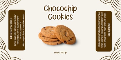 Sugar Milky Font Poster 4