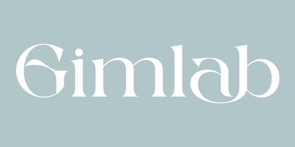 Gimlab Font Poster 1