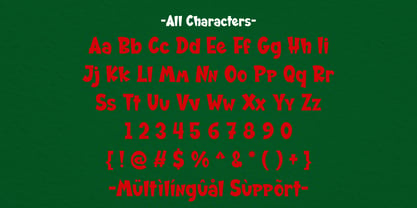 Grinch era Font Poster 8
