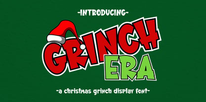 Grinch era Font Poster 1