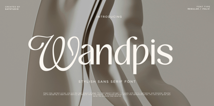 Wandpis Font Poster 1