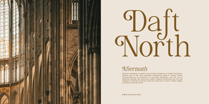 Luxeline Font Poster 2