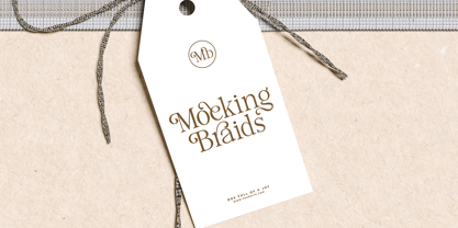 Luxeline Font Poster 8