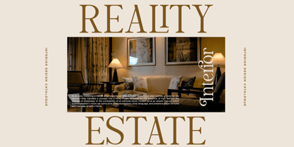 Luxeline Font Poster 6