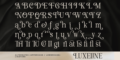 Luxeline Font Poster 9