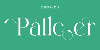 Pallcer Font Poster 1
