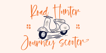 Hilarity Broadcast Font Poster 3