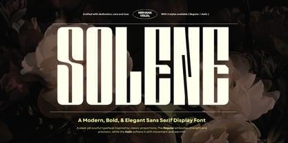 Solene Display Font Poster 1
