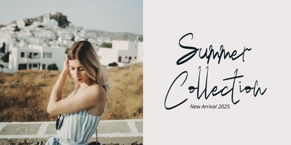 Densparta Signature Font Poster 2