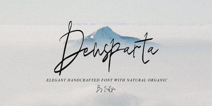 Densparta Signature Font Poster 1
