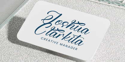 Michael Violena Font Poster 6