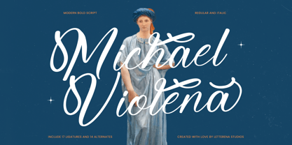 Michael Violena Font Poster 1