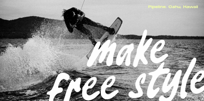 Hyper Outside Font Poster 3