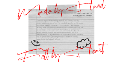 Zusttora Font Poster 9