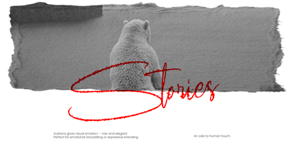 Zusttora Font Poster 6