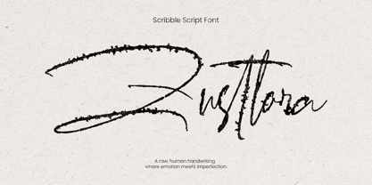 Zusttora Font Poster 1